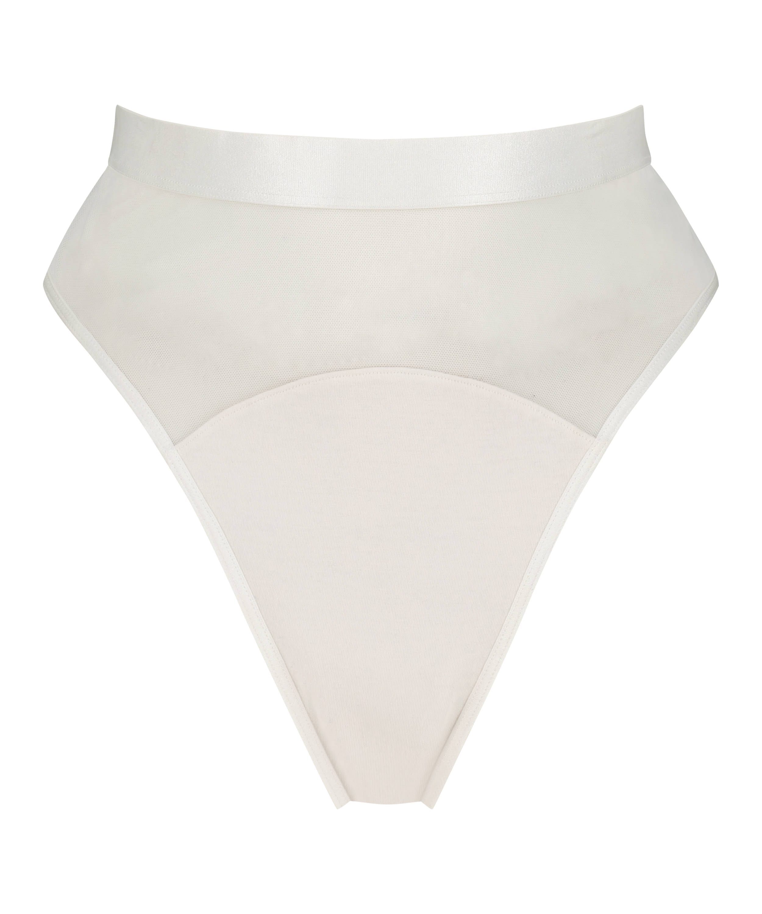 Brasiliansk truse med h&oslash;y skj&aelig;ring Vibing, Hvit, main