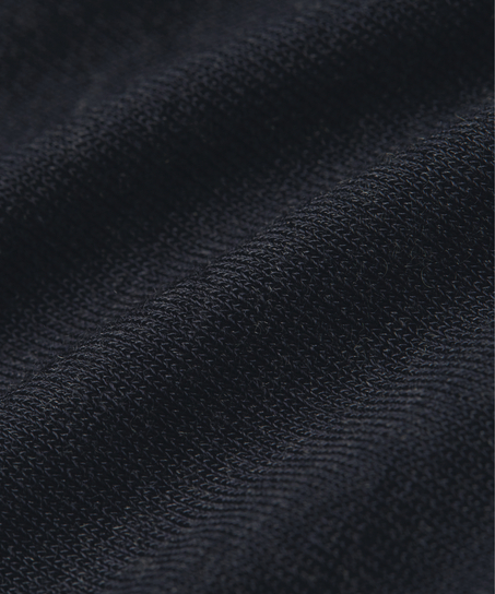 super soft kasjmir-skjorte med høyhalset genser, Svart