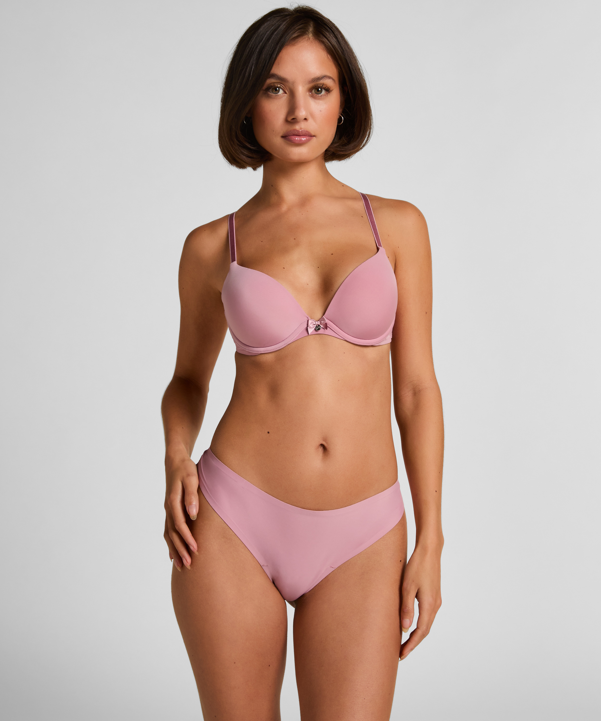 Invisible g-streng Lace Back, Rosa, main