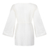 Heklet kaftan for stranden, Hvit