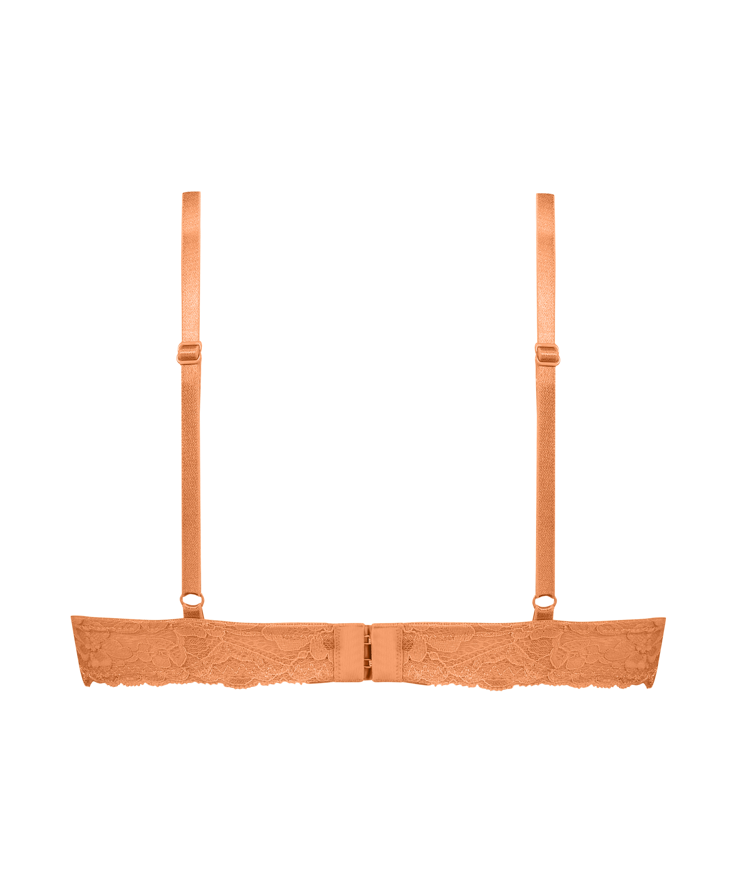 Vattert bh med b&oslash;yle Marine, Oransje, main