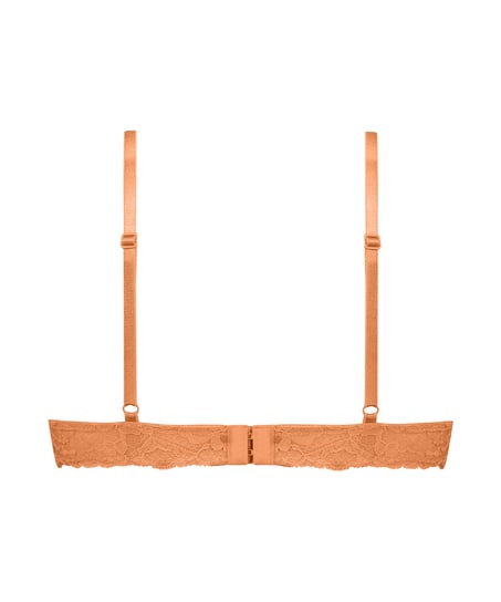 Vattert bh med b&oslash;yle Marine, Oransje