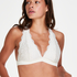 Halter racerback bralette, Hvit