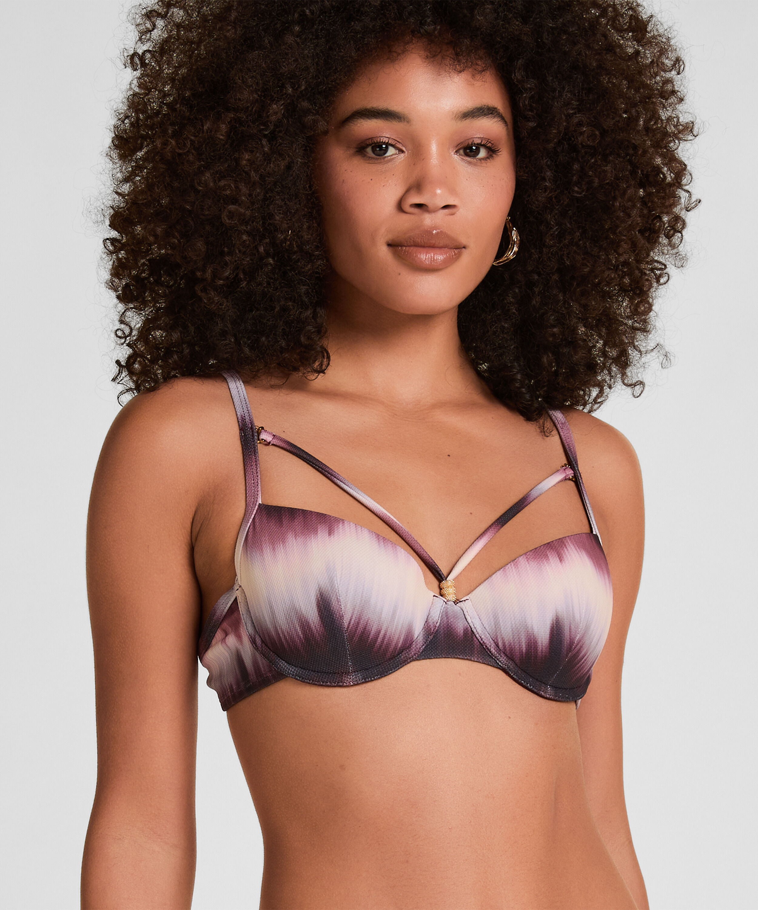 Polstret Bøyle Bikini Topp Mauritius, Lilla