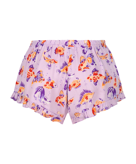 Pyjamasshorts i sateng, Lilla