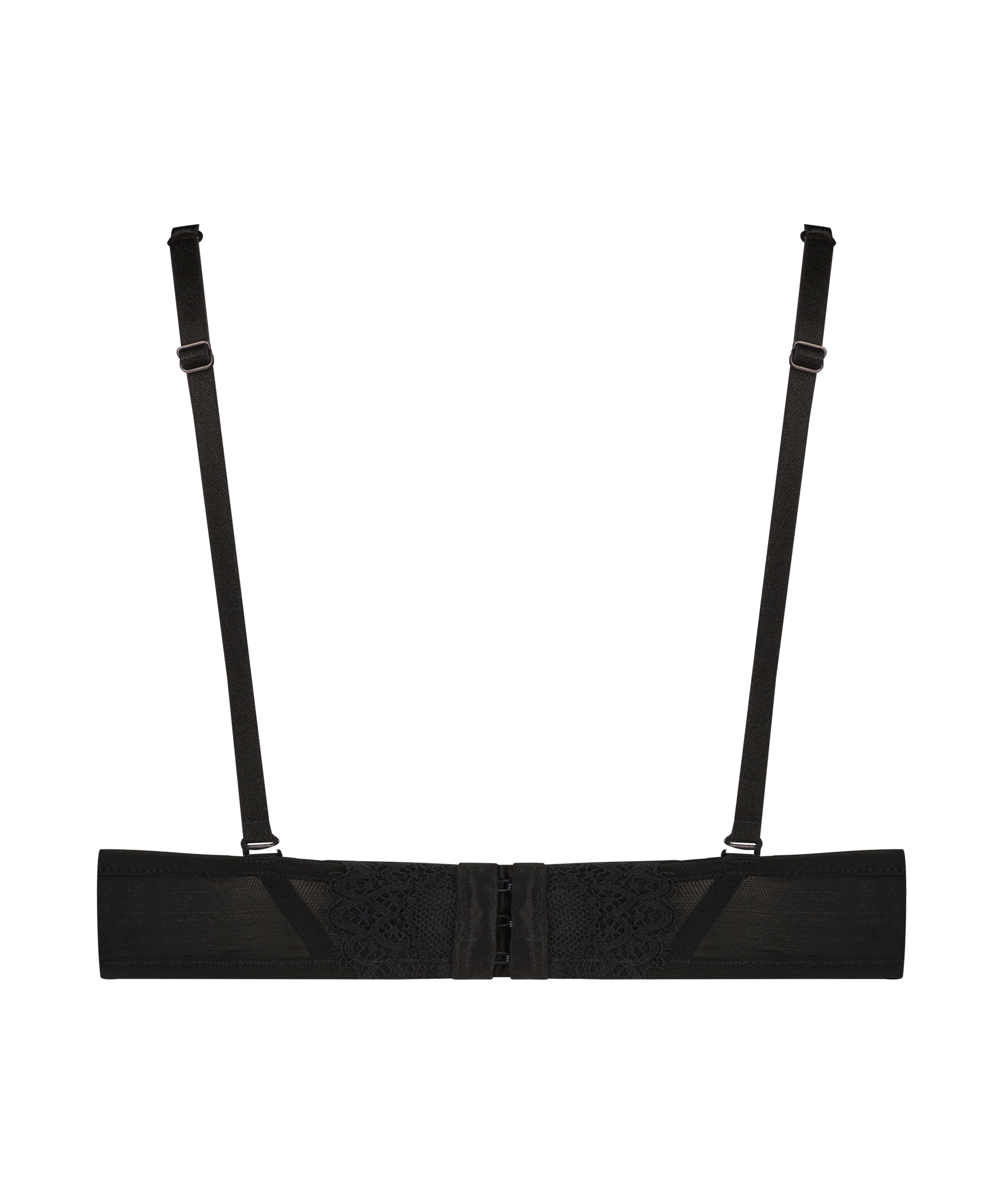 Foret stroppefri BH med bøyle Daisy, Svart, main