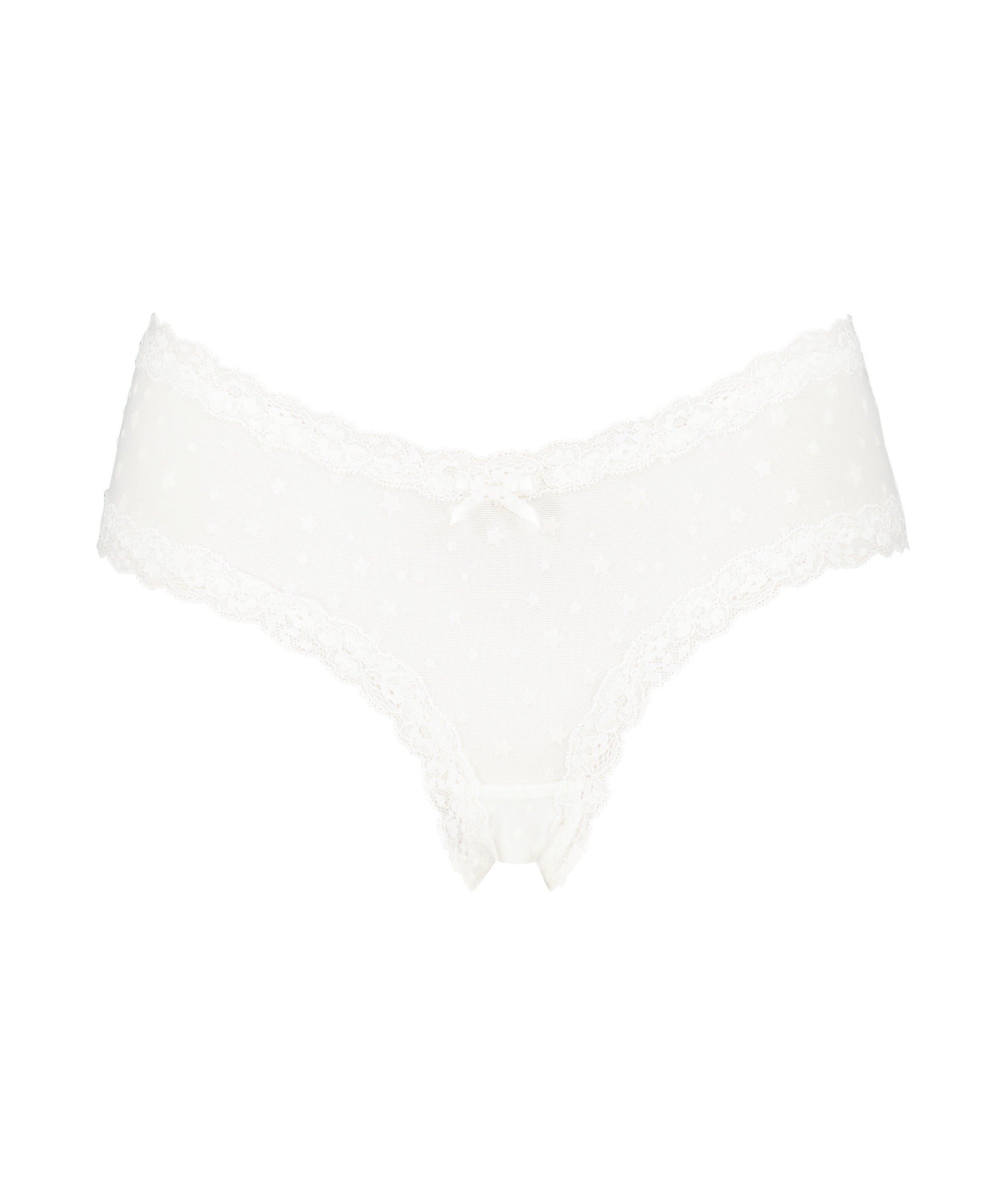 Brasiliansk truse V-shape Mesh, Hvit, main