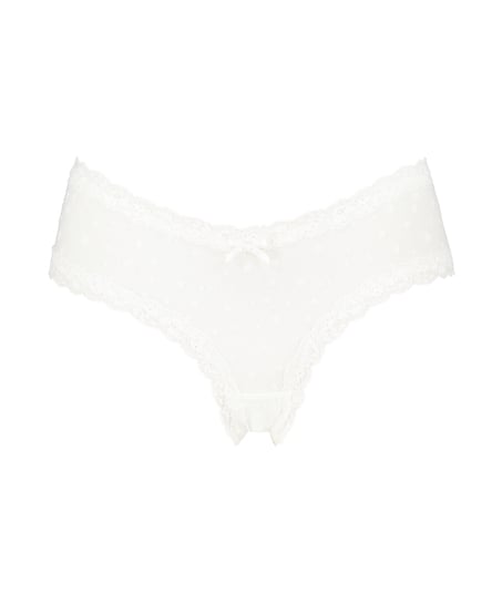 Brasiliansk truse V-shape Mesh, Hvit