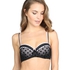 Padded underwired bra Kiara, Svart