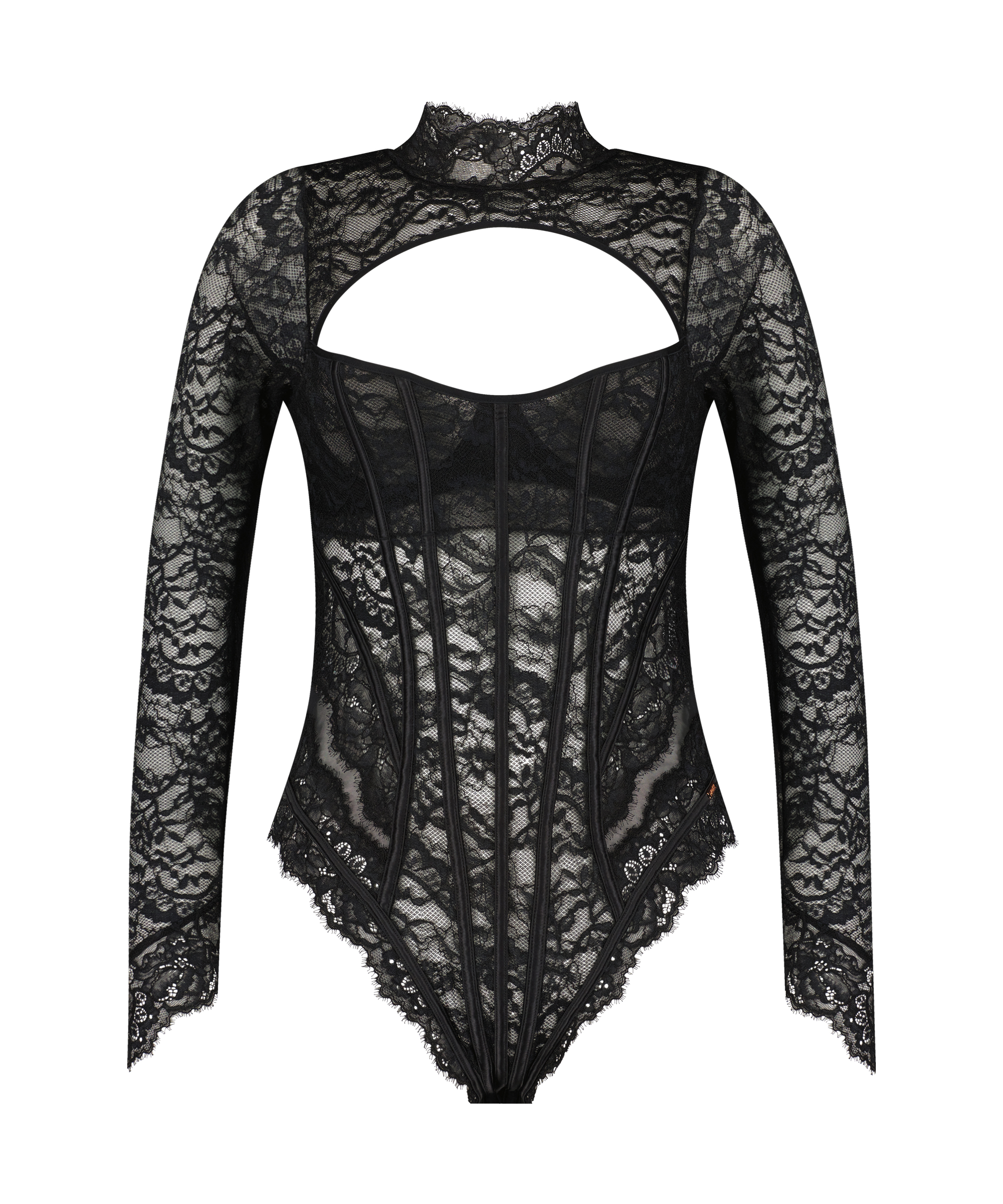 Charlotte body, Svart, main