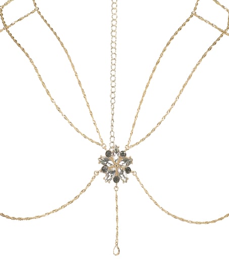 Chain Top Bralette, Gul