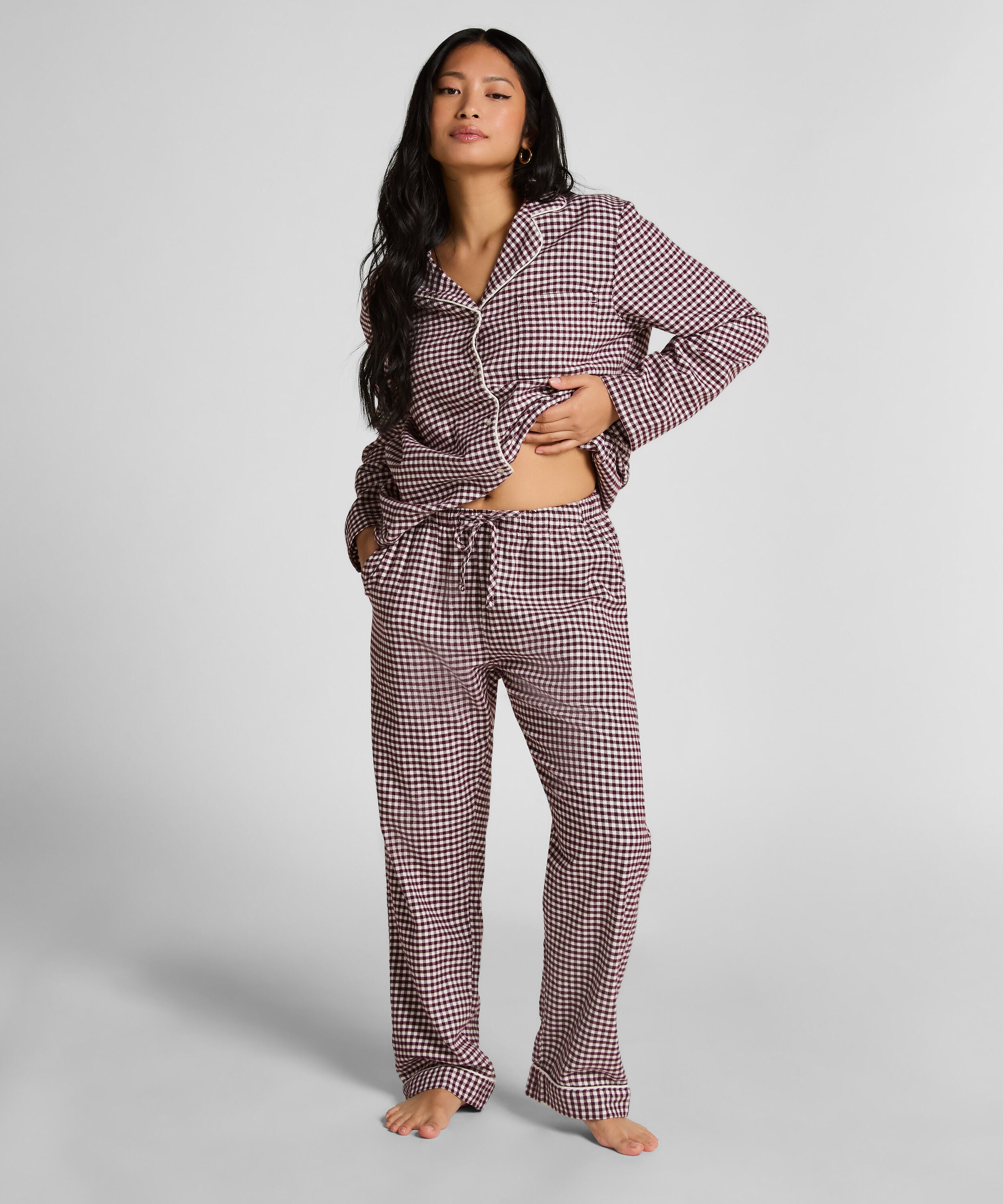 Flannel pysjamasbukse, Lilla
