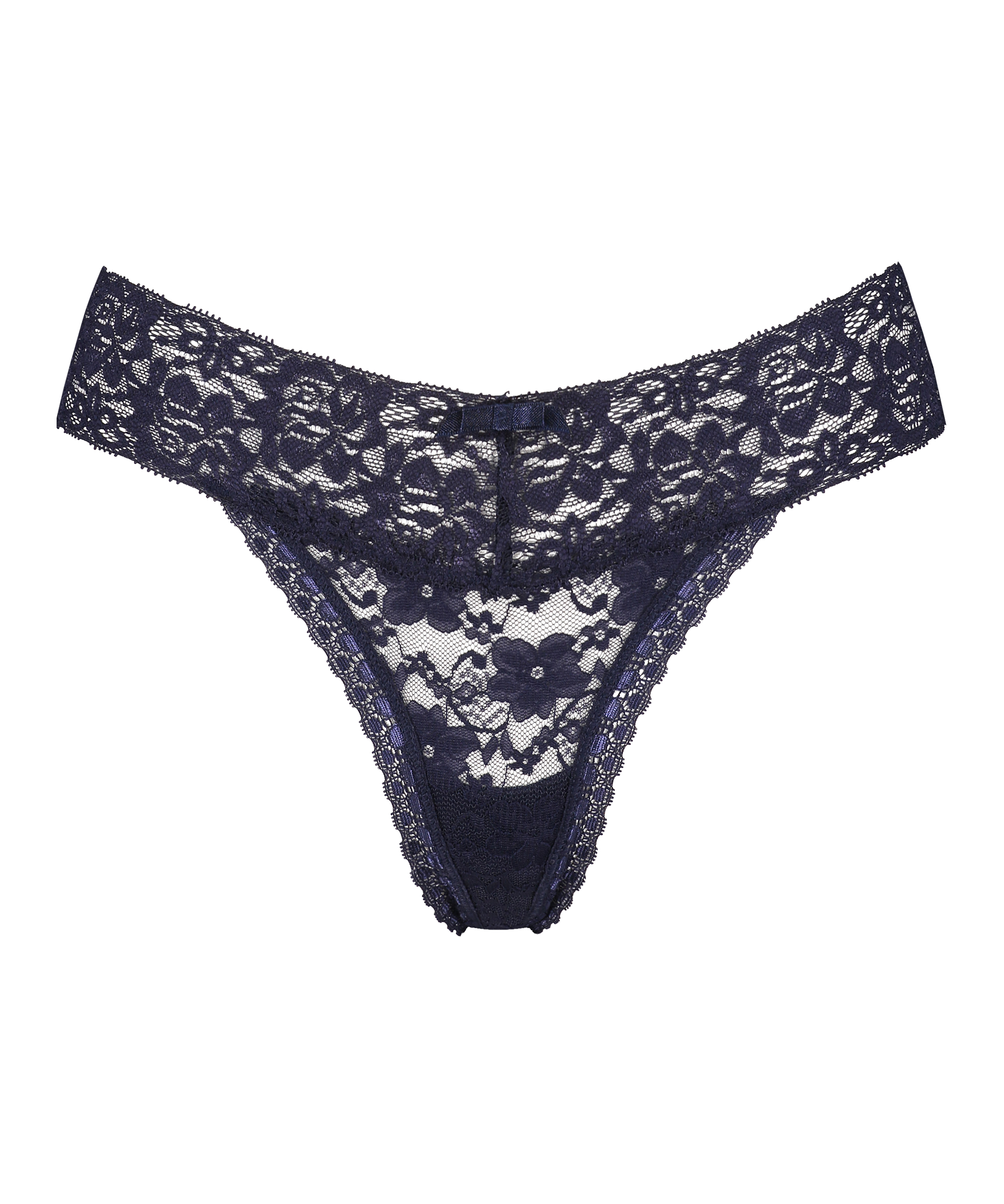 Ekstra lav V-thong, Blå, main