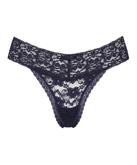 Ekstra lav V-thong, Blå