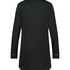 Essential langermet skjortekjole i jerseystoff, Svart