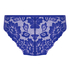Invisible brasiliansk truse Lace Back, Blå