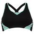 The Athlete sports bra Level 2, Svart