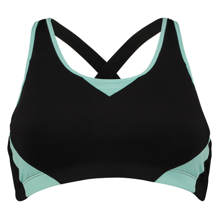The Athlete sports bra Level 2, Svart