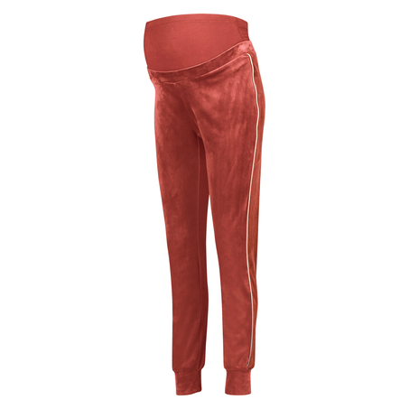 Velvet Maternity Jogging Pants, Rosa