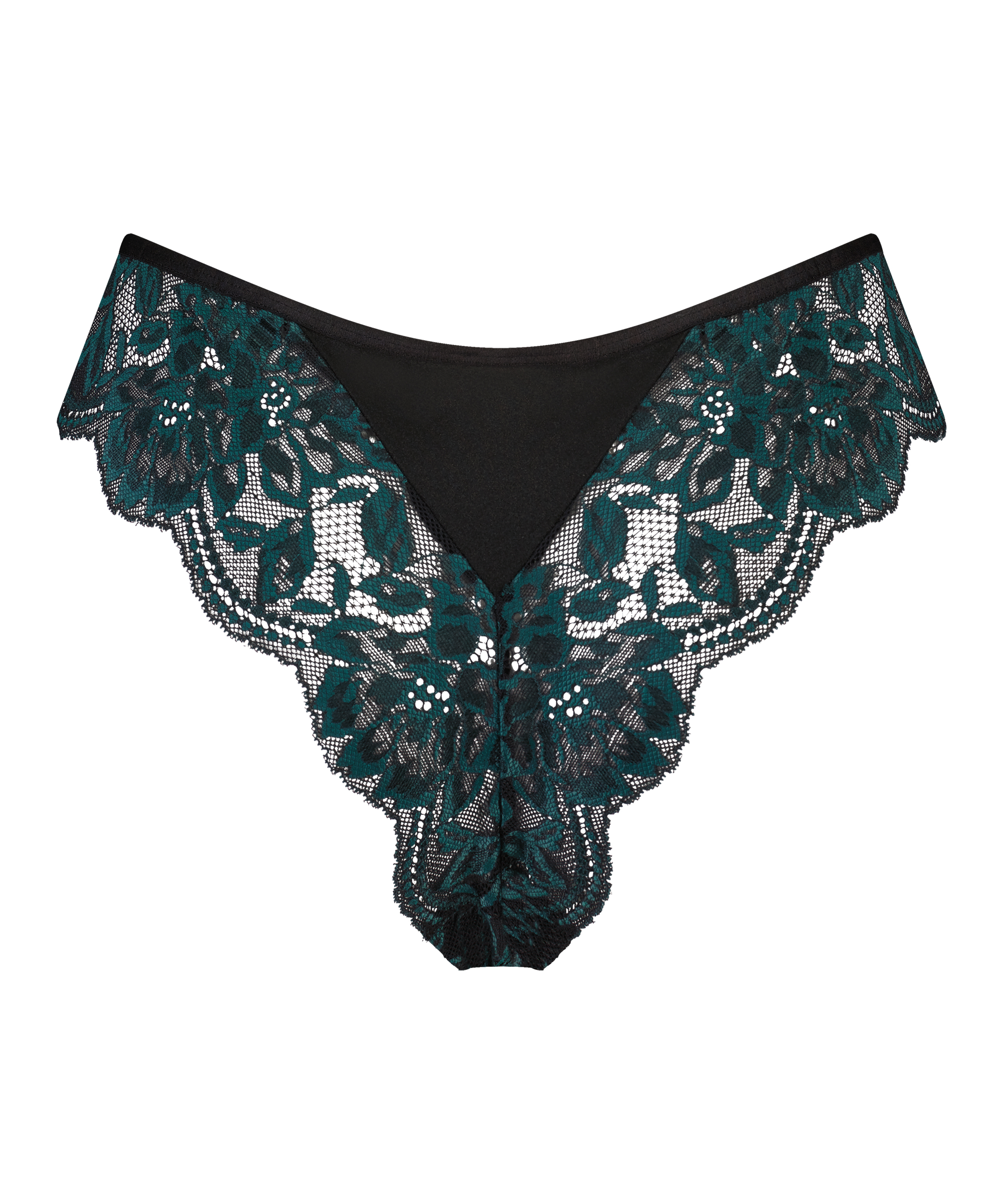 Brasilianske truser med høy skjæring Leona, Svart, main