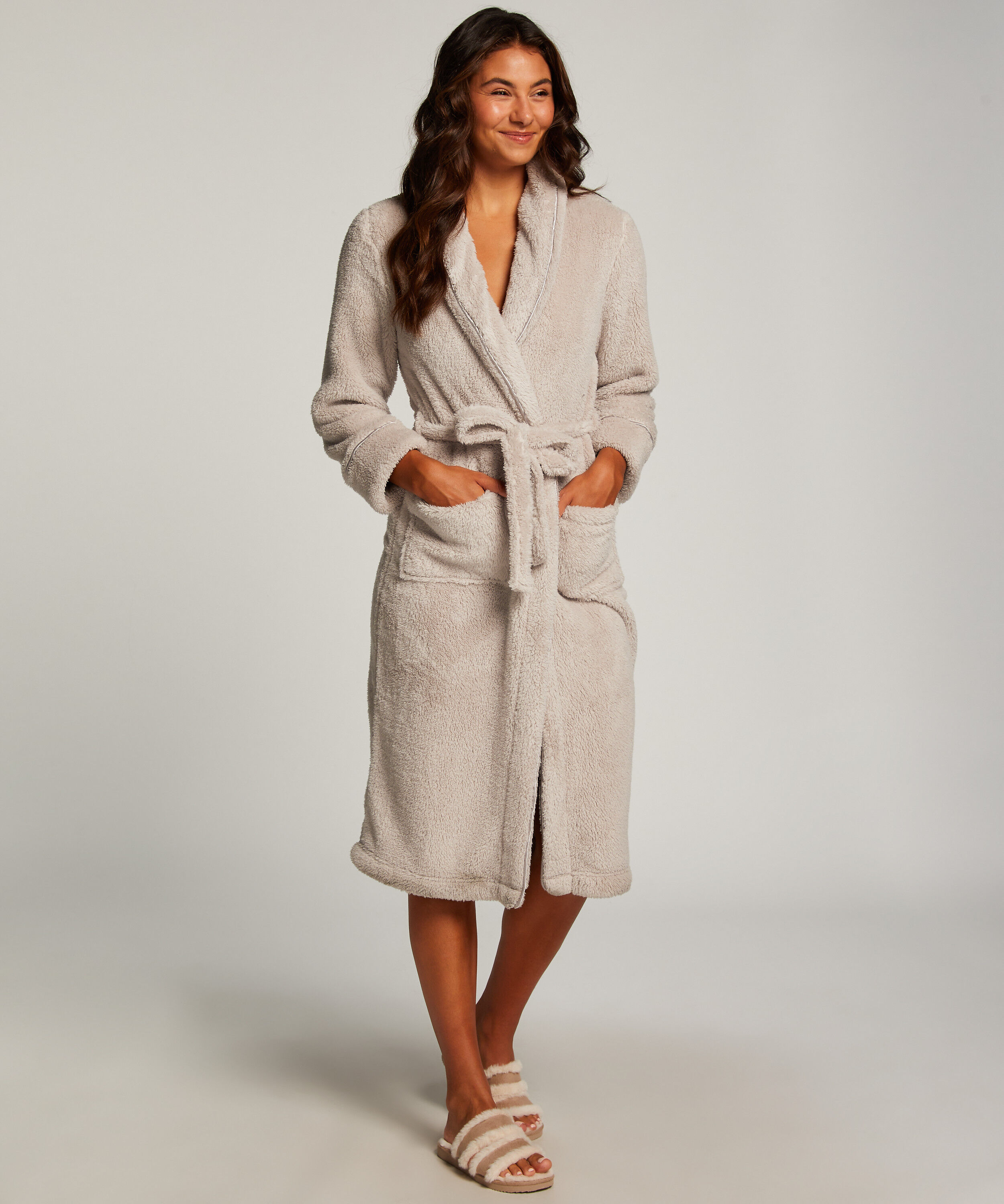 Badekåpe Fleece, Brun