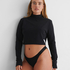 Lia HKM x NA-KD crop-topp, Svart