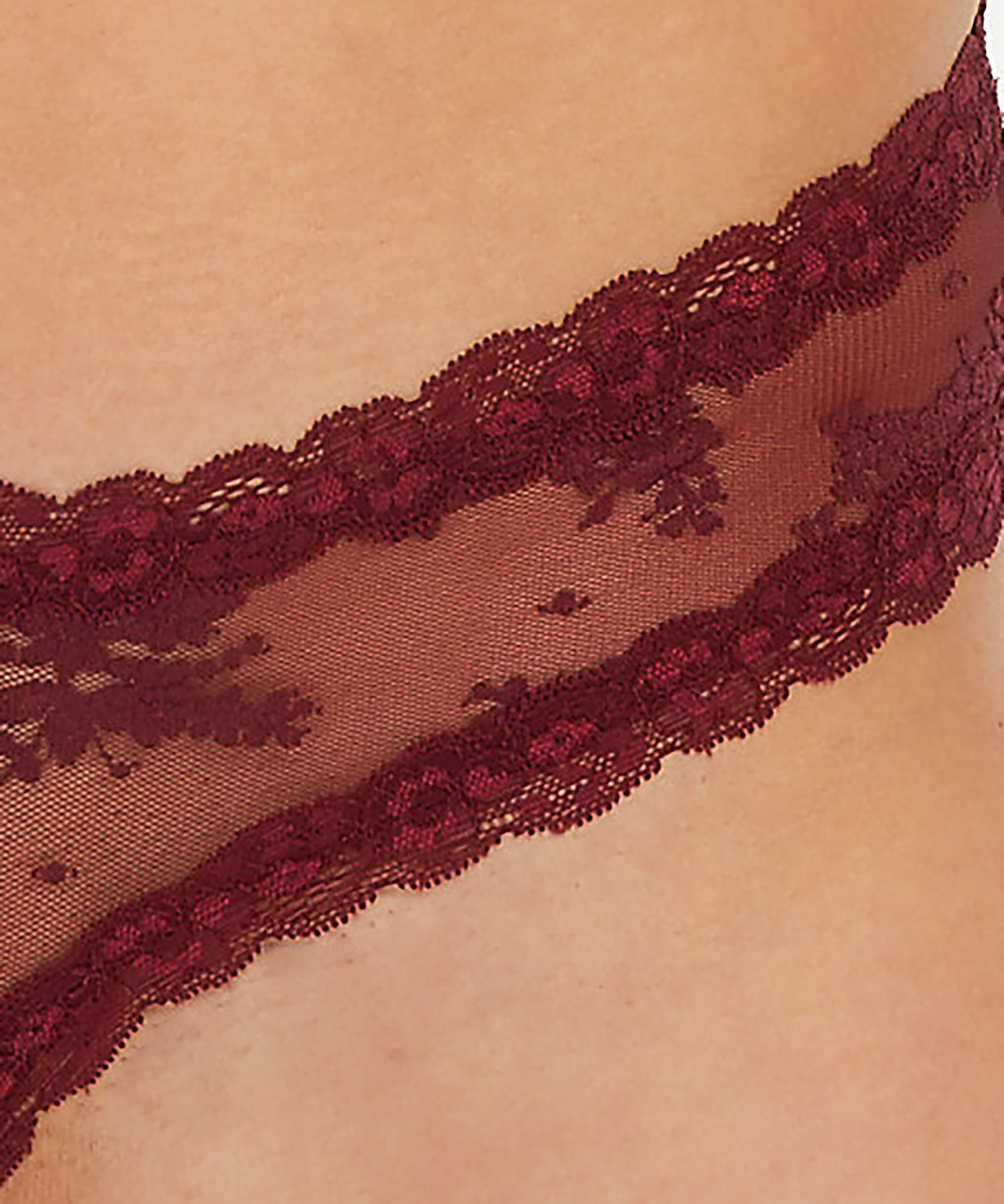 Brasiliansk truse V-shape Mesh, Rød, main