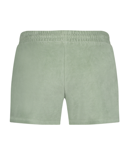 Velours Pocket shorts, Grønn