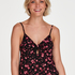 Jersey cami-topp, Svart