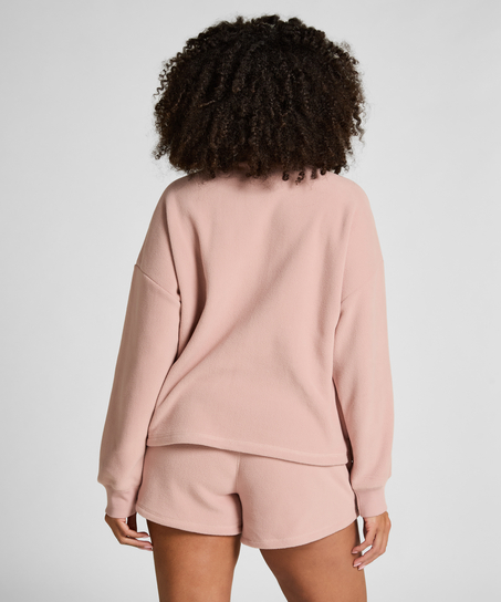 Short sporty fleece, Rosa