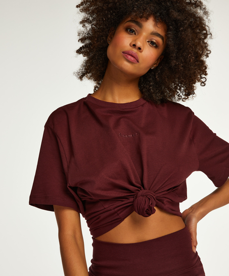 Biker kort pysjamassett, R&oslash;d