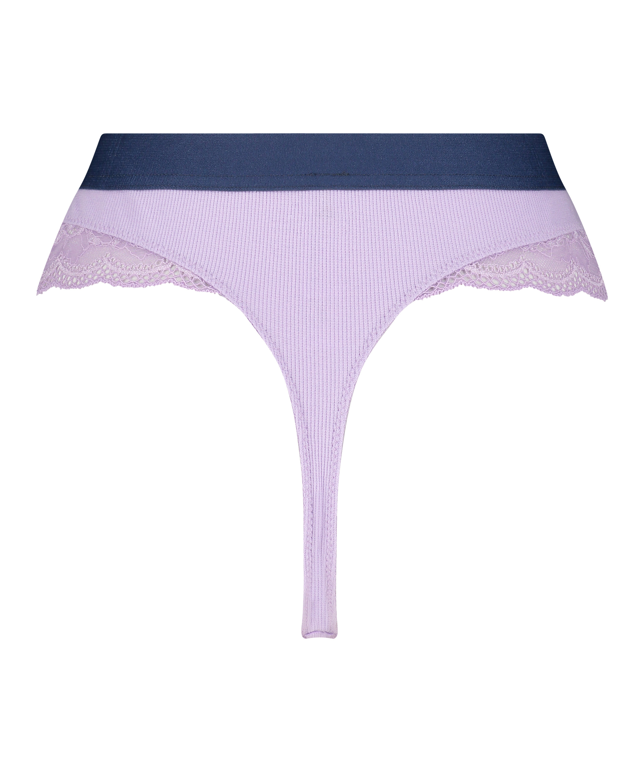 Glo up g-streng med h&oslash;y skj&aelig;ring, Bl&aring;, main