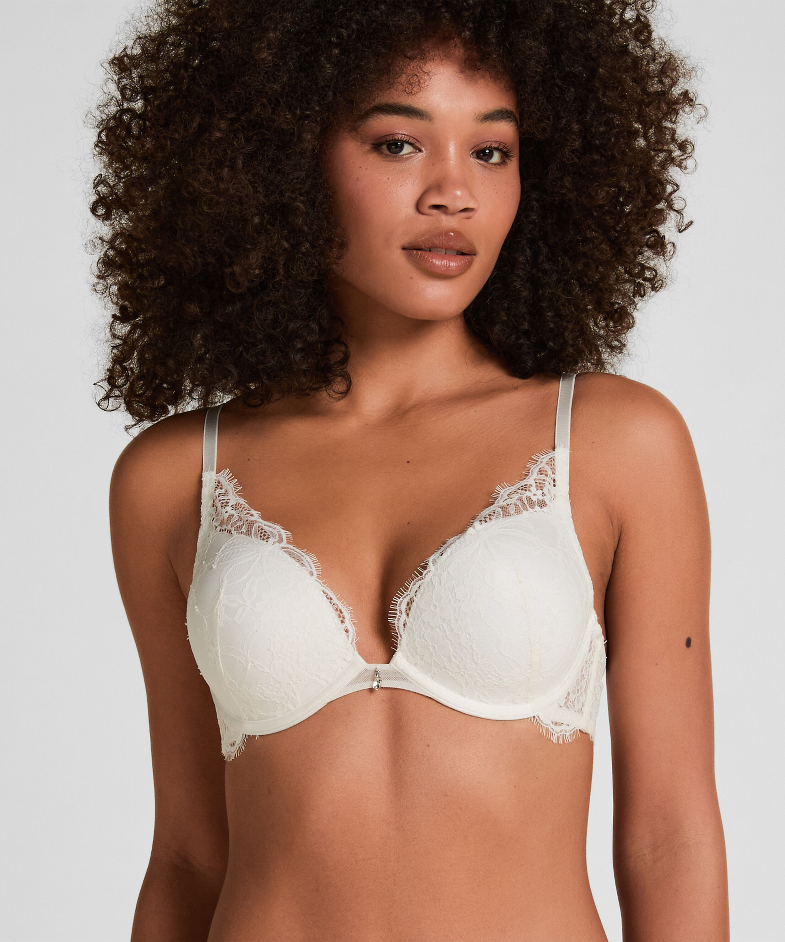 Prina Push-Up Maksimering Bra, Hvit
