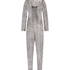 Onesie flanellfleece, Grå