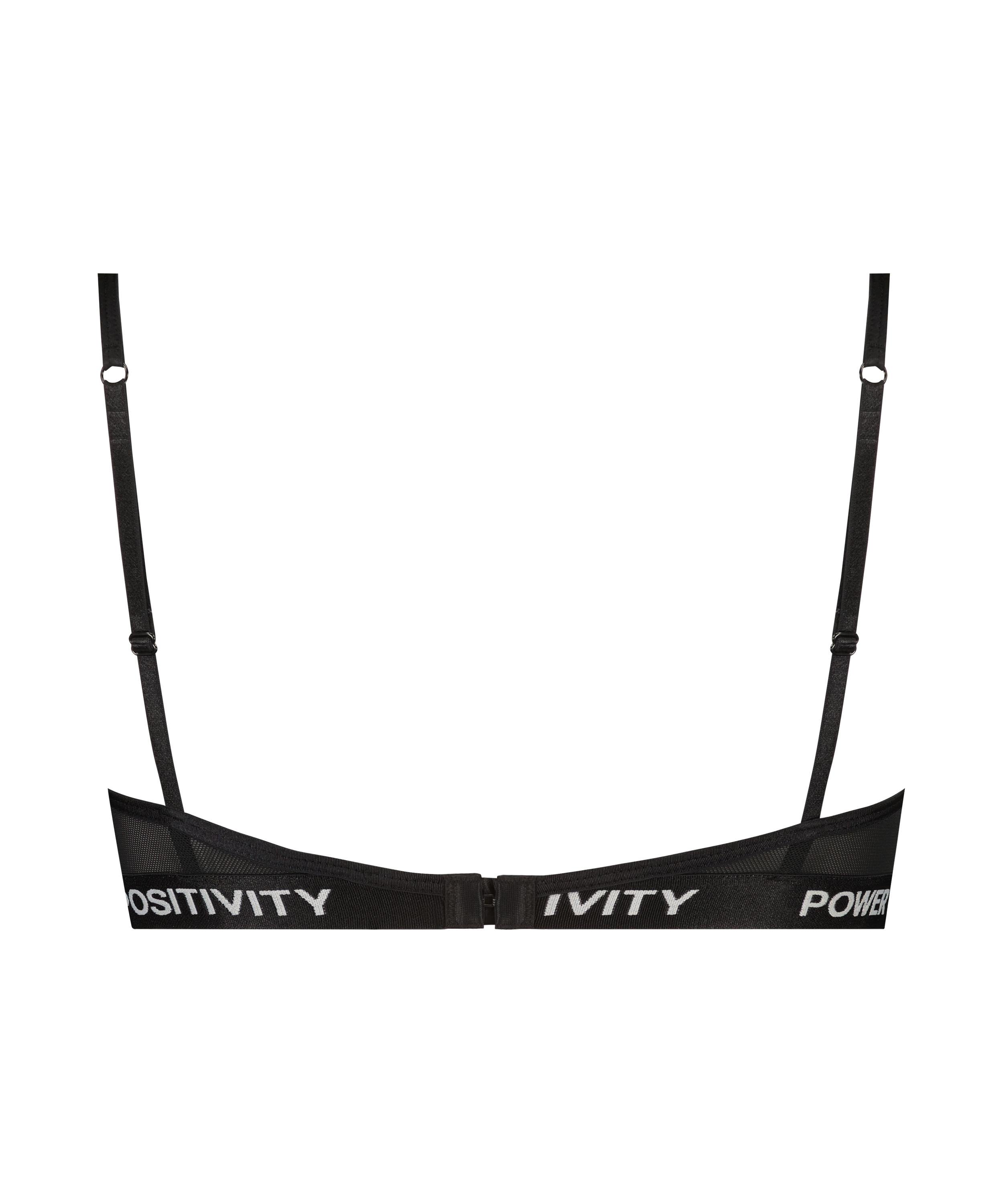 Uvattert bh med bøyle Honey, Svart, main