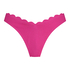 Høykuttet Bikini Underdel Scallop Lurex, Rosa