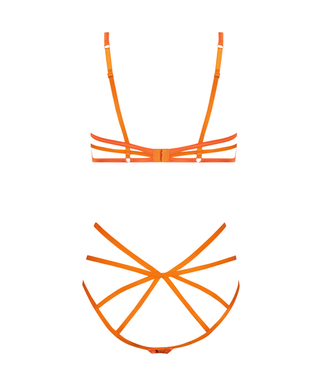 Private body &aring;pent skritt Mitzy, Oransje