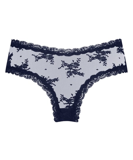 Brasiliansk truse V-shape Mesh, Bl&aring;