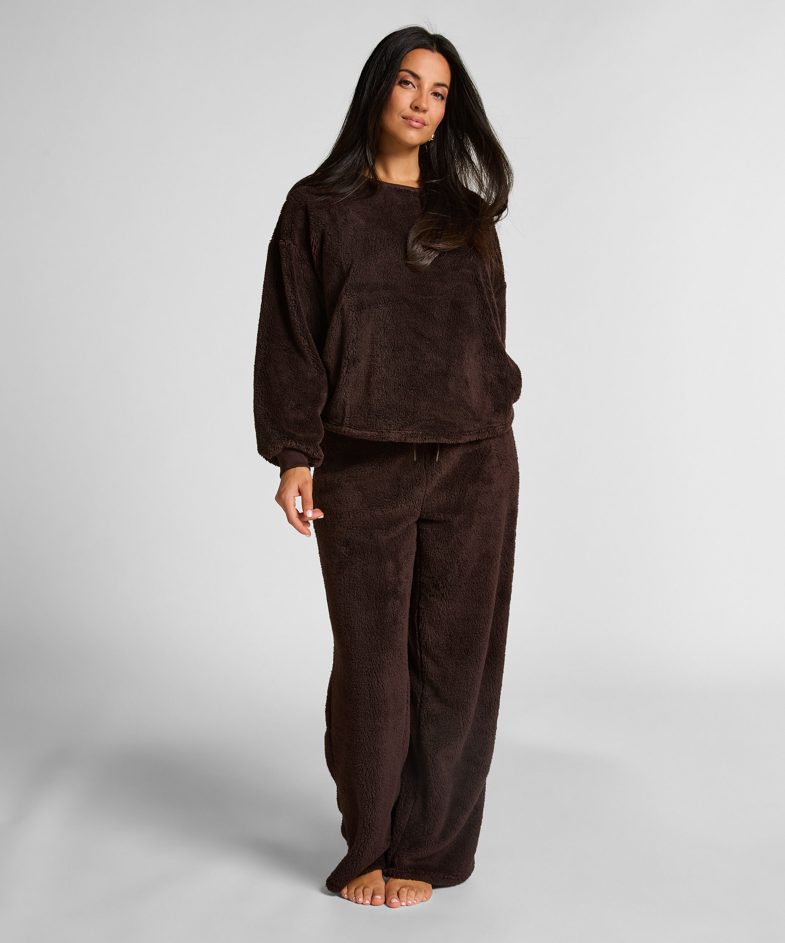 Langermet Topp Fluffy Fleece