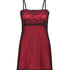 Bandeau slipkjole, Rød
