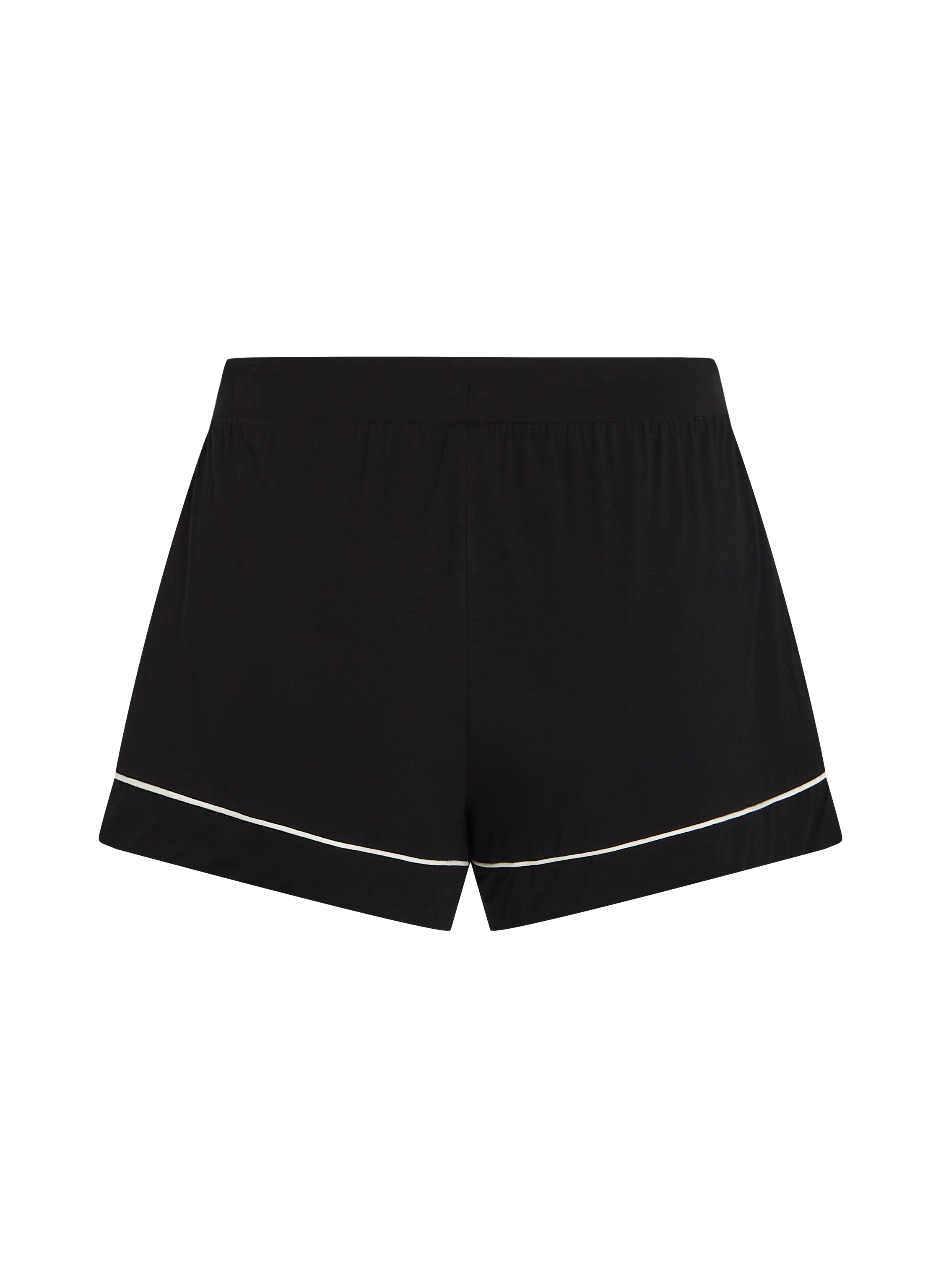 Essential shorts i jerseystoff, Svart, main