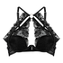 Nienke polstret spile-BH, Svart