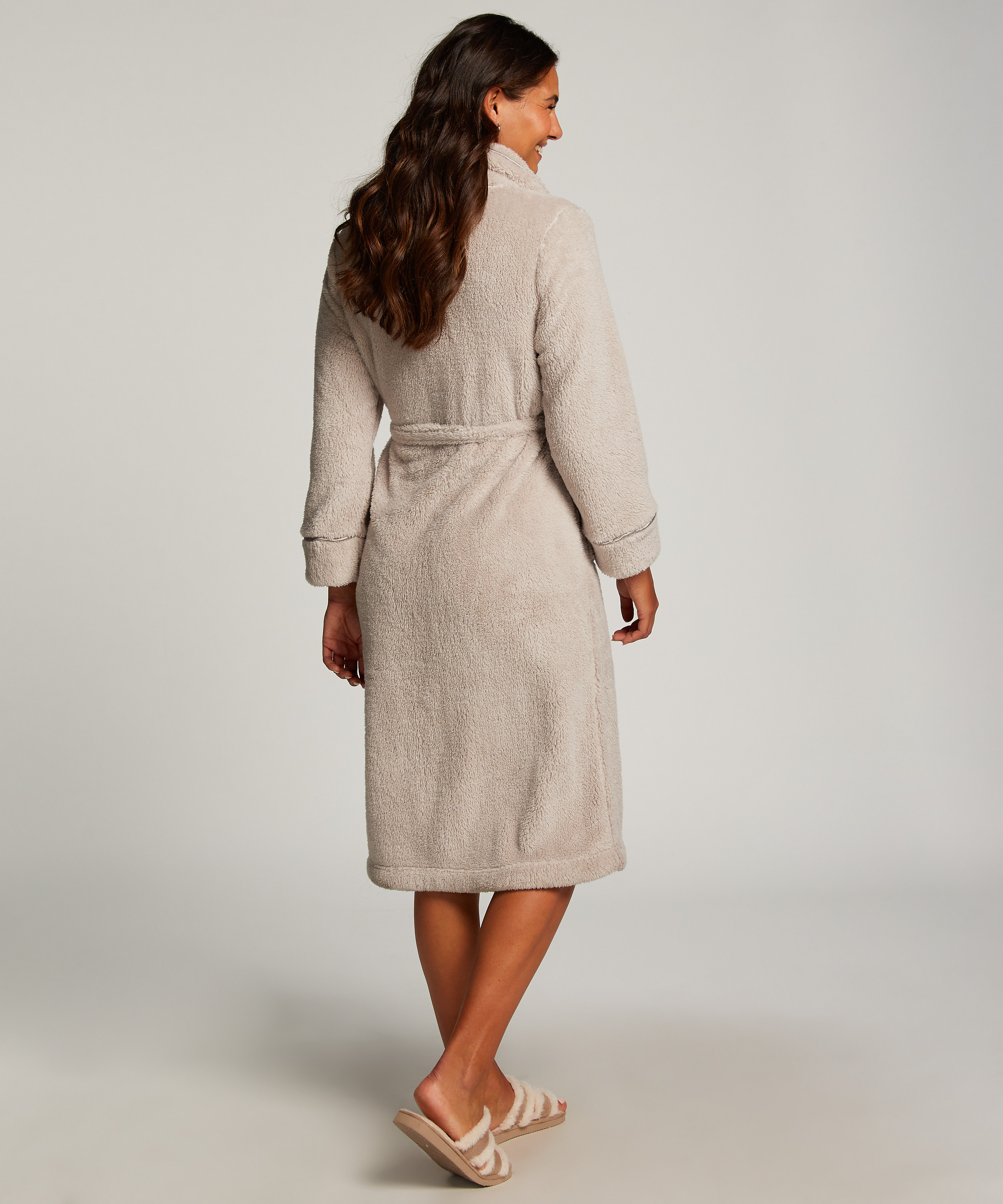 Badekåpe Fleece, Brun, main