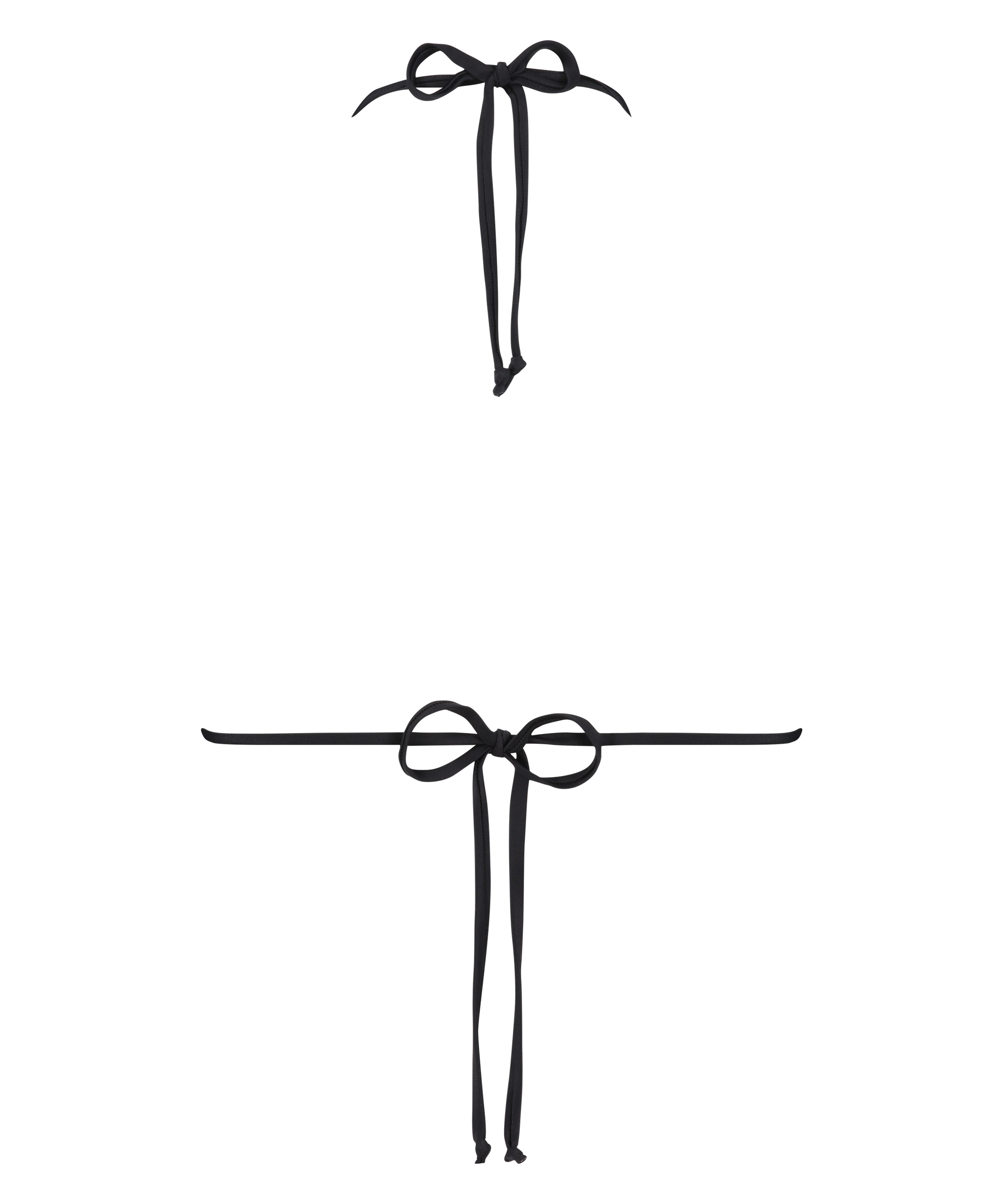 Trekant-bikinitopp Doha, Svart, main