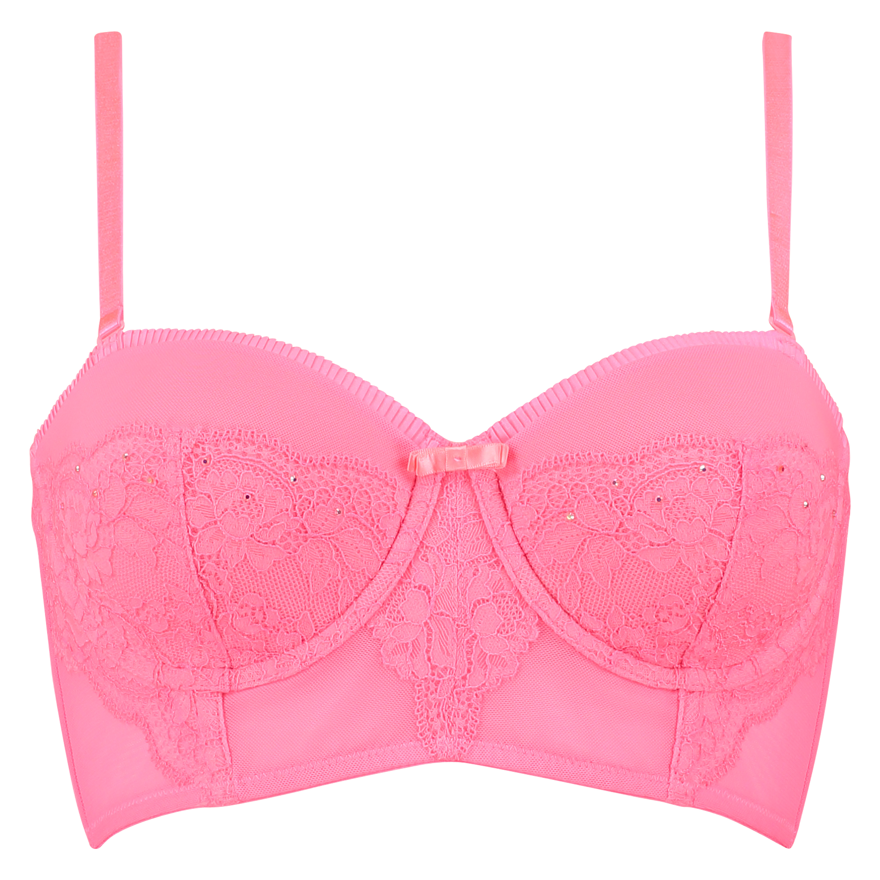 Padded longline bra Andrea, Rosa, main