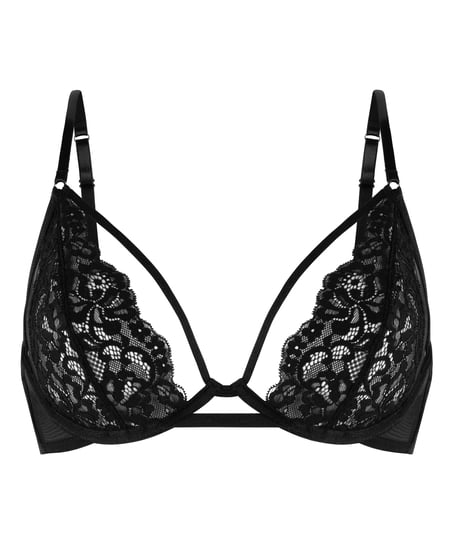 Upolstret BH med b&oslash;yle Cinnamon, Svart