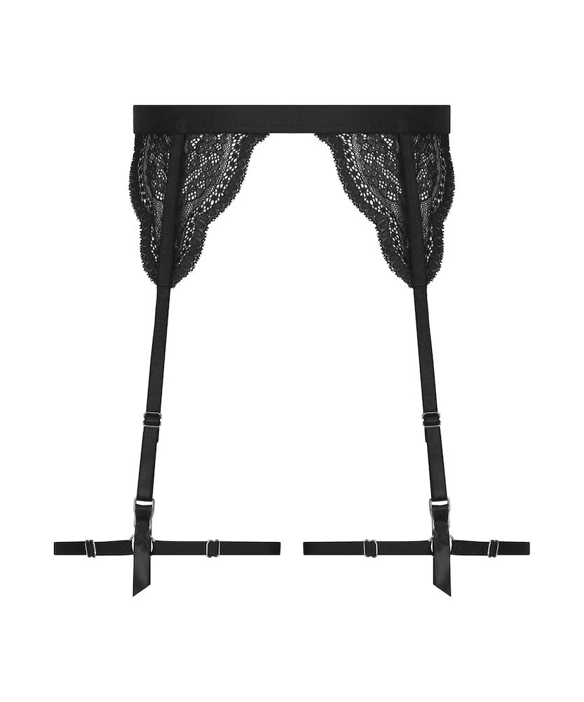 Isabelle strømpeholder, Svart, main