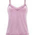 Cami-topp Velours Lace, Lilla