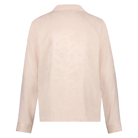 Satin Pyjama Top, Rosa