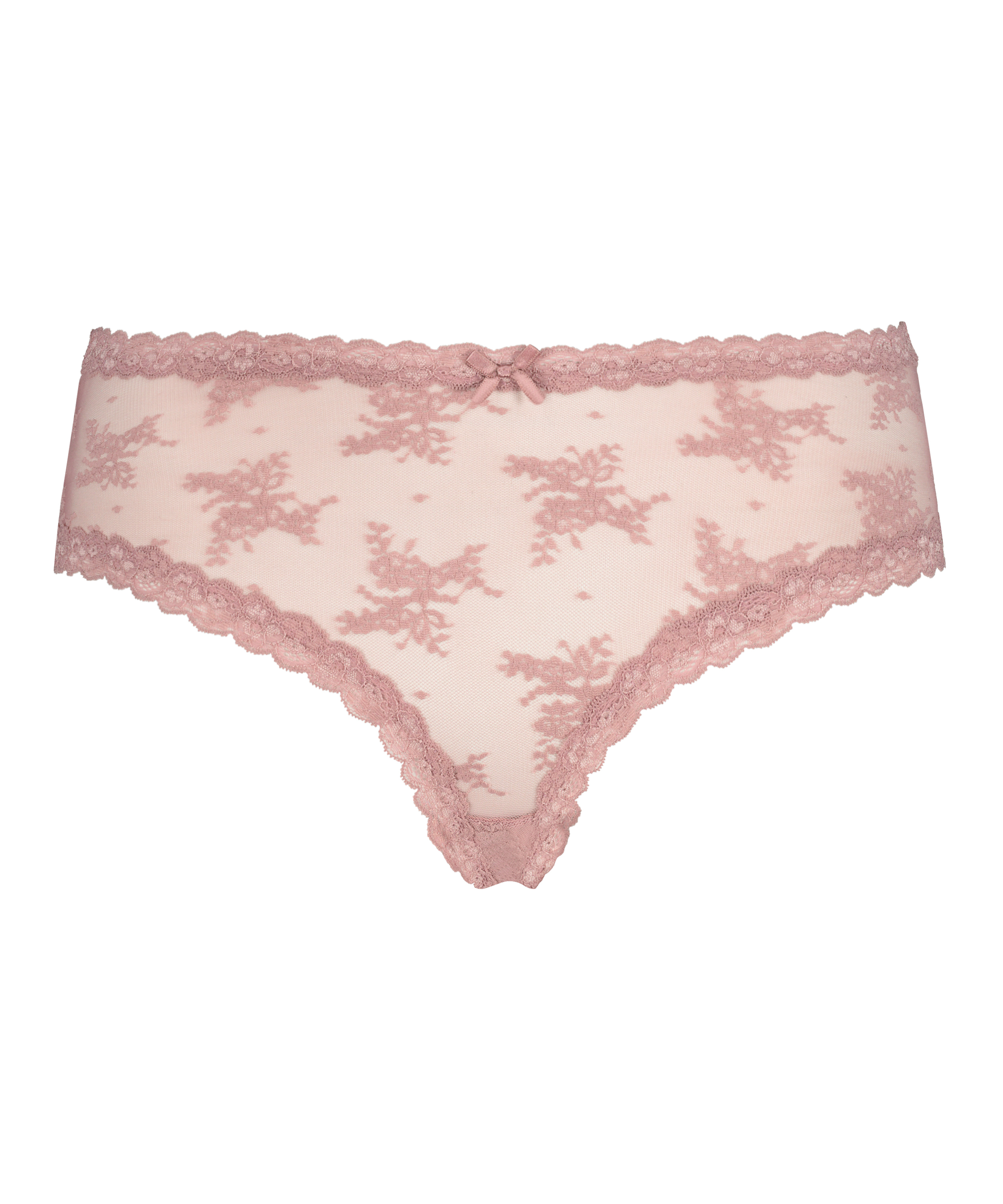 V-formet brasiliansk i mesh Curvy, Rosa, main